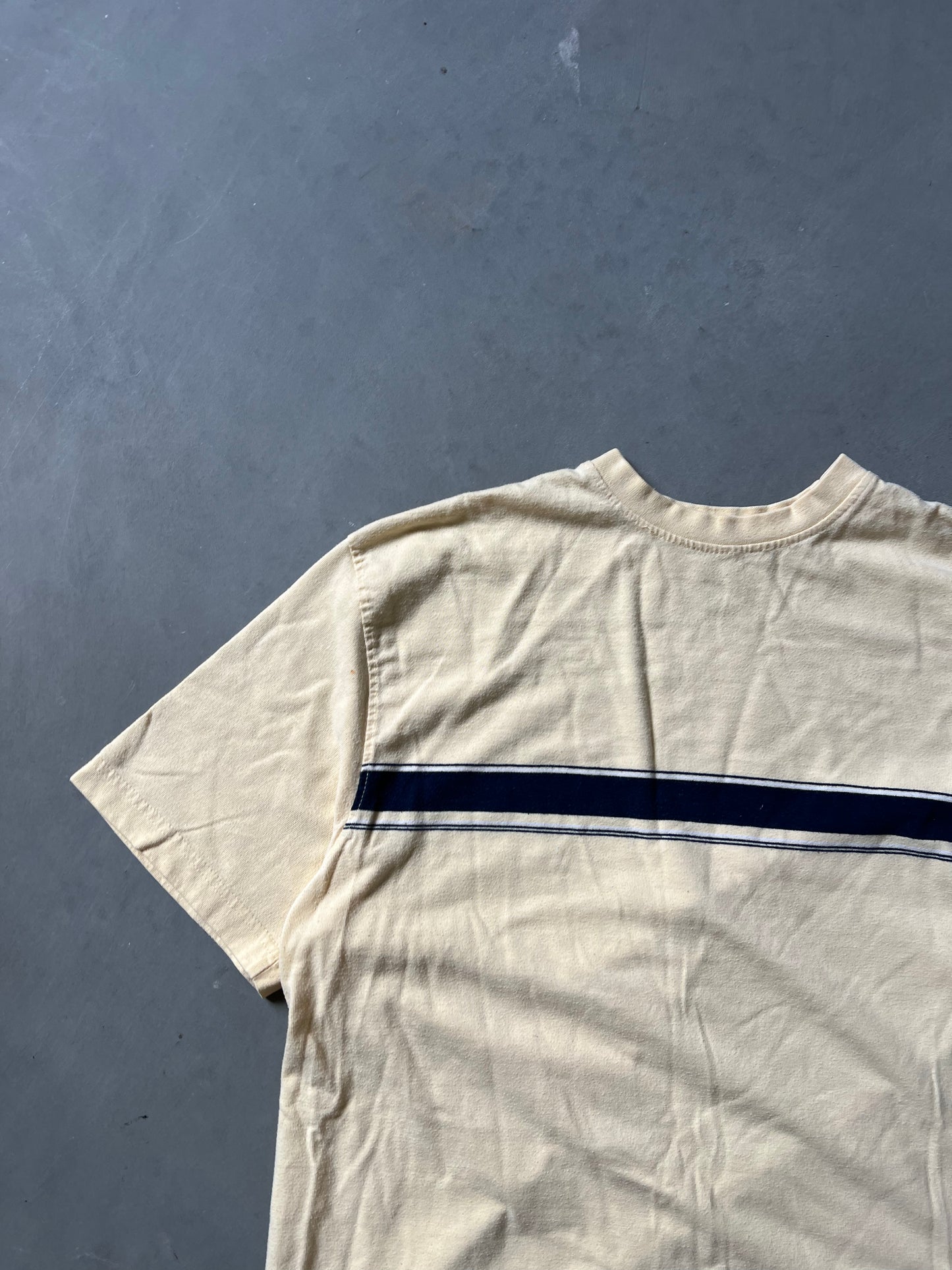 Vintage Yellow stripped Shirt - M