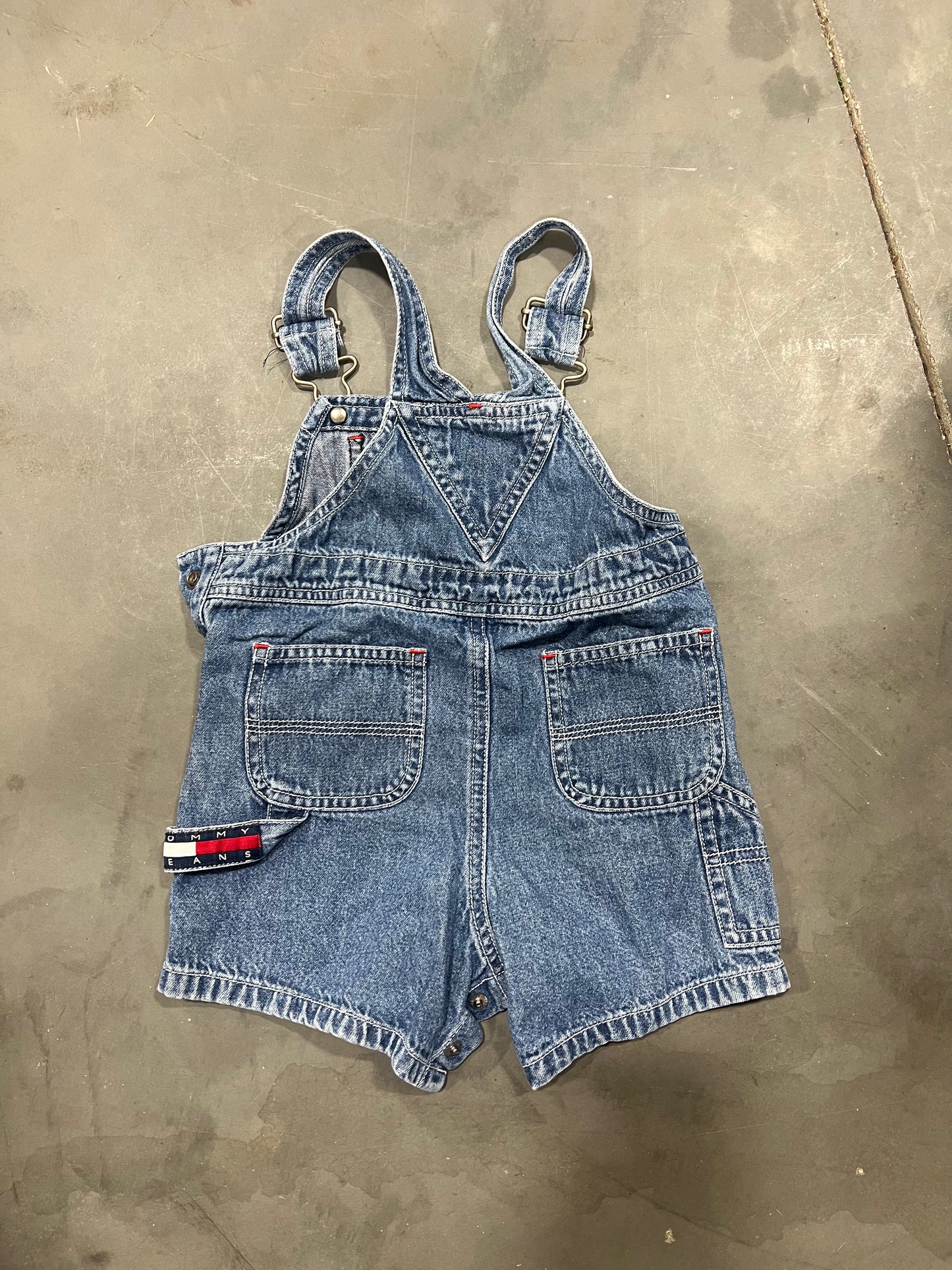 Vintage Denim Blue Tommy Hilfiger Overalls - 6-12M