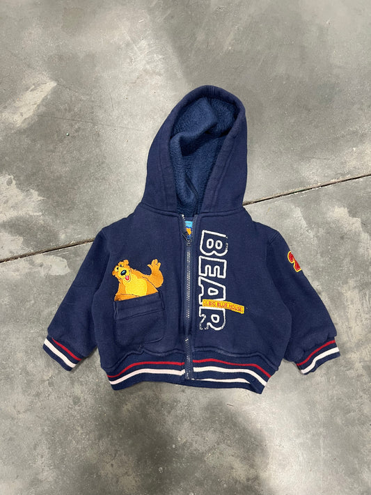 Vintage Bear In The Big Blue House Hoodie - 9-12M