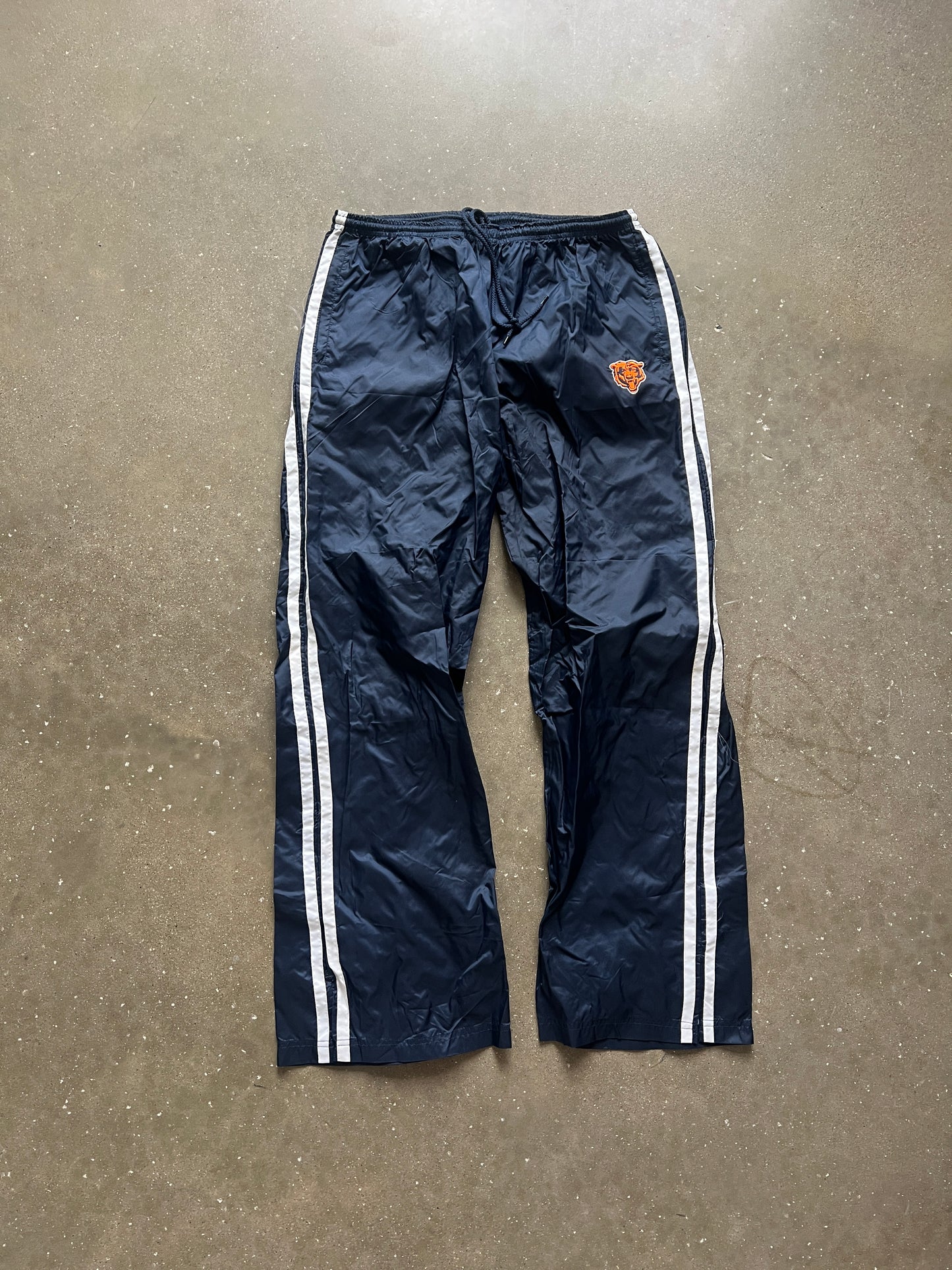 Vintage Navy Blue Chicago Bears Track Pants - M