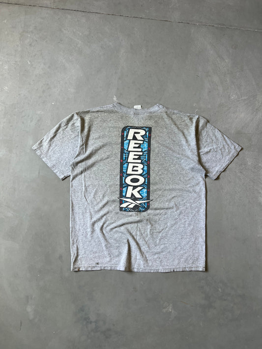 Vintage Grey Reebok Spellout Shirt - L