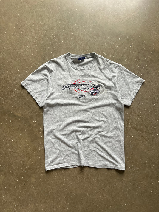 Vintage Grey Detroit Pistons Shirt - M