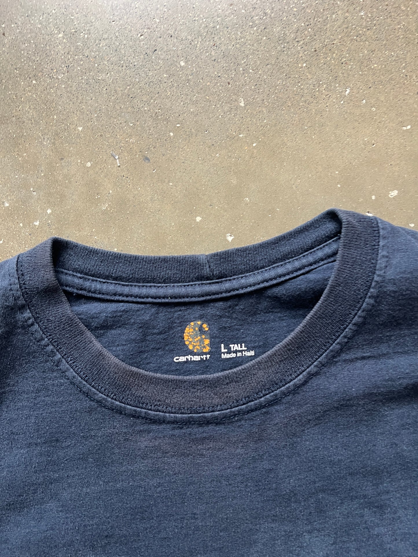 Vintage Navy Blue Carhartt Shirt - LT