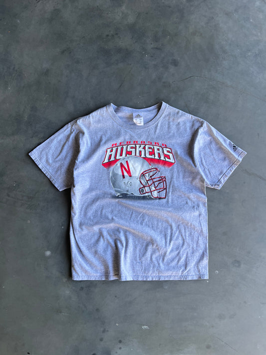 Vintage Grey Nebraska Huskers Shirt - L