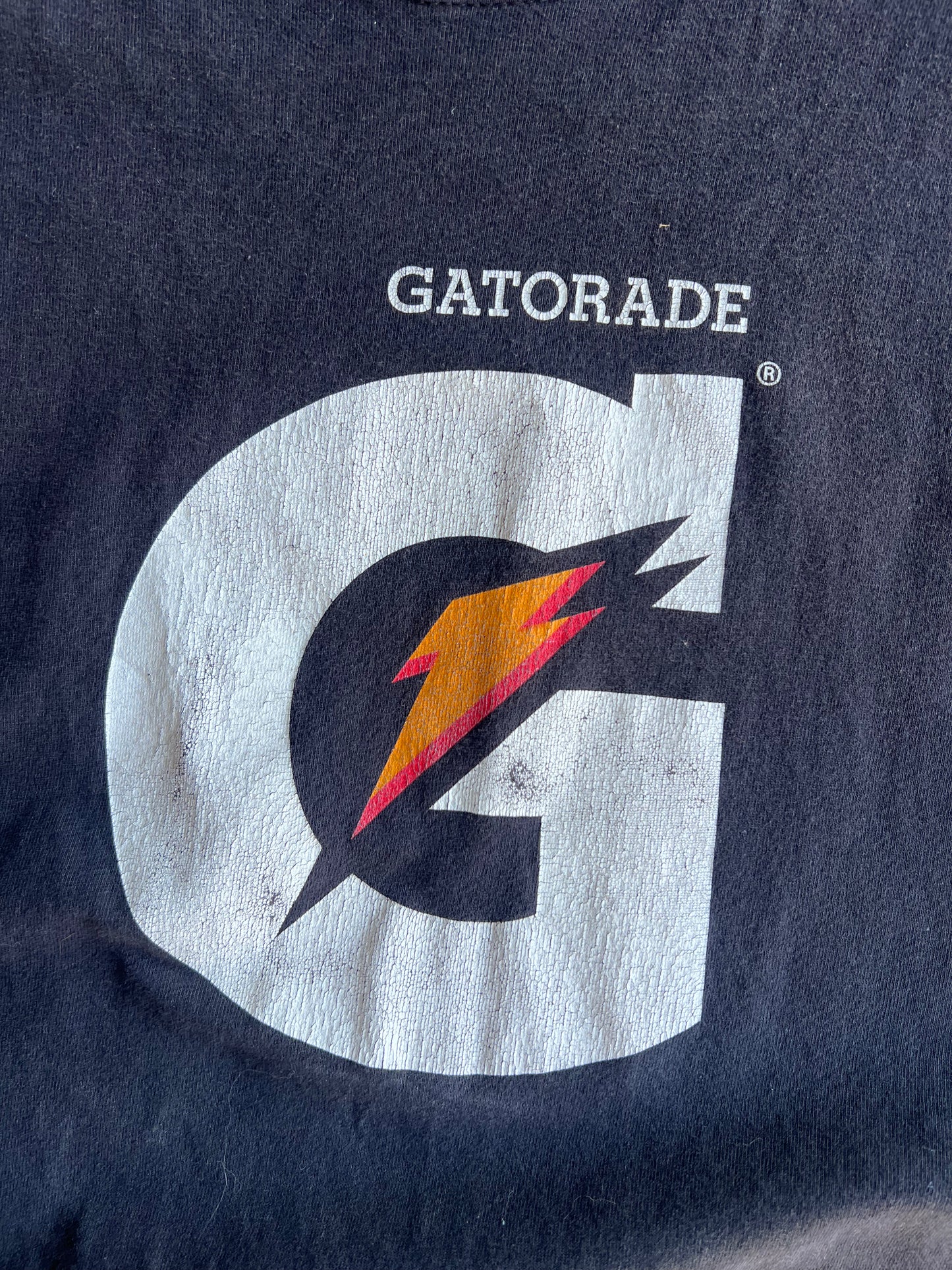 Vintage Faded Black Gatorade Shirt - XL