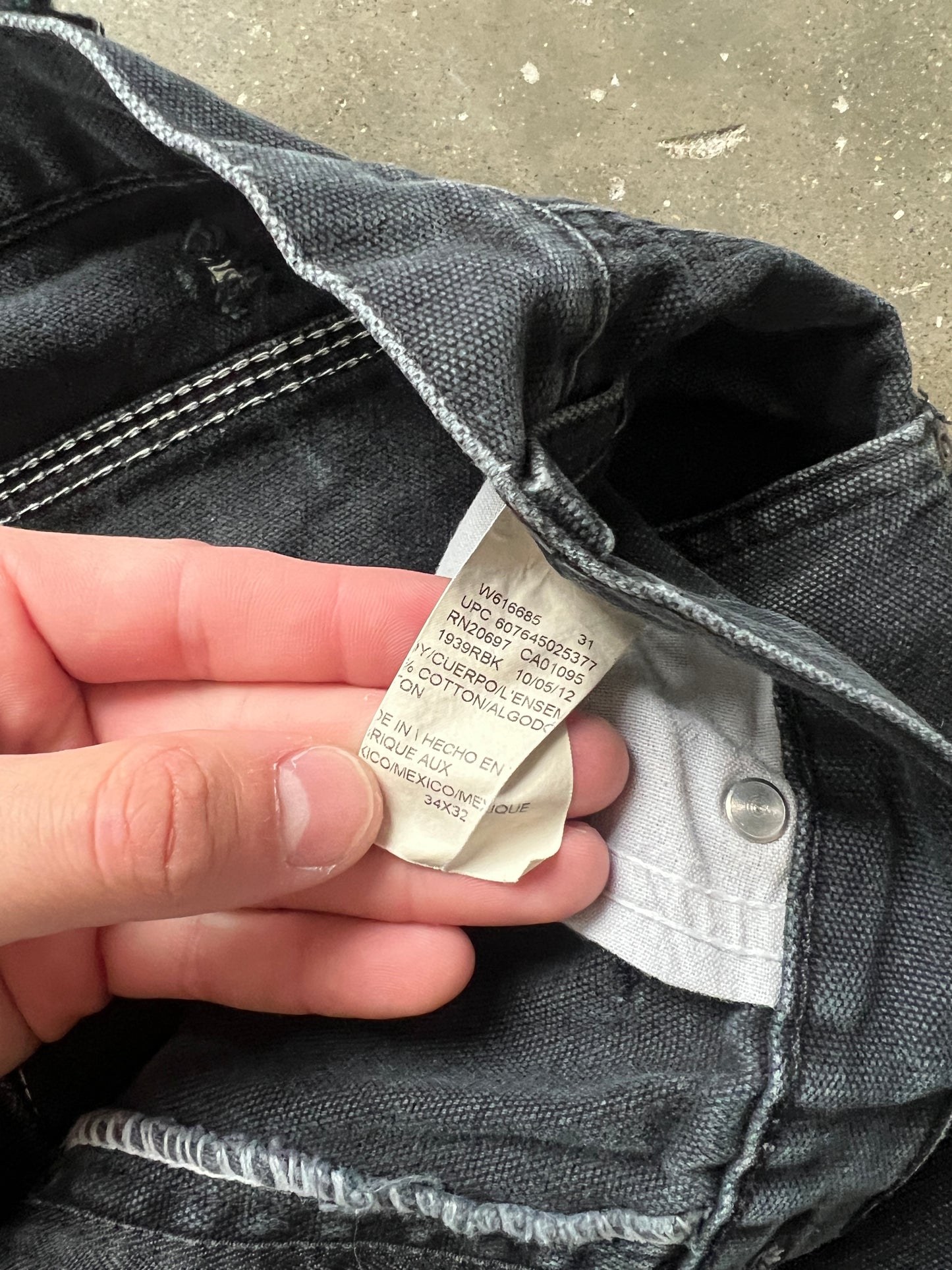 Vintage Faded Black Dickies Pants - 34