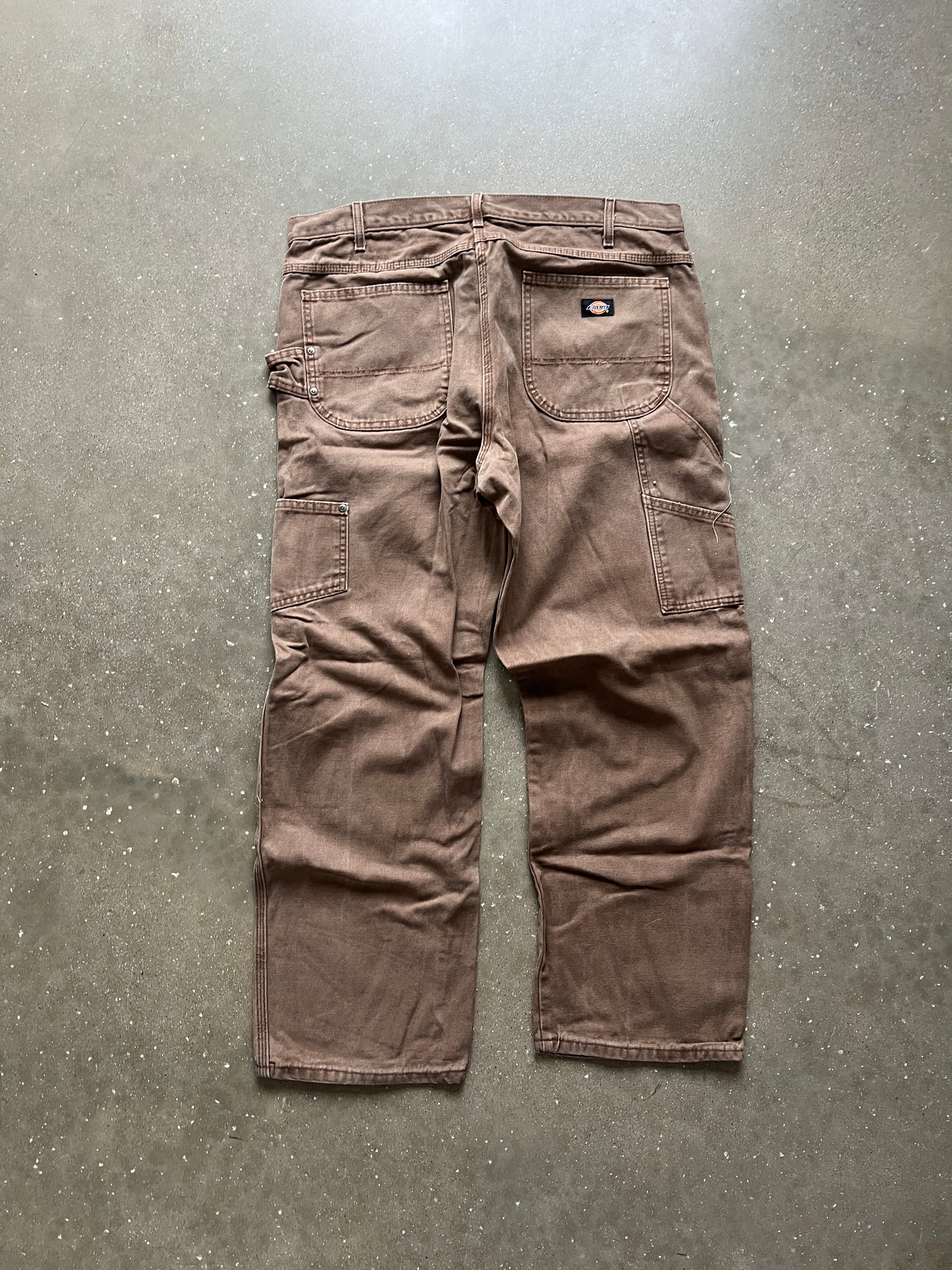 Vintage Mocha Brown Dickies Carpenter Pants - 36