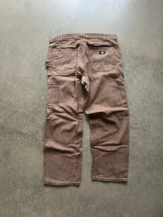 Vintage Mocha Brown Dickies Carpenter Pants - 36