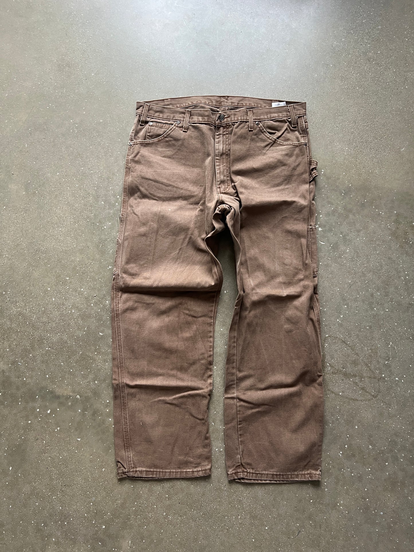 Vintage Mocha Brown Dickies Carpenter Pants - 36