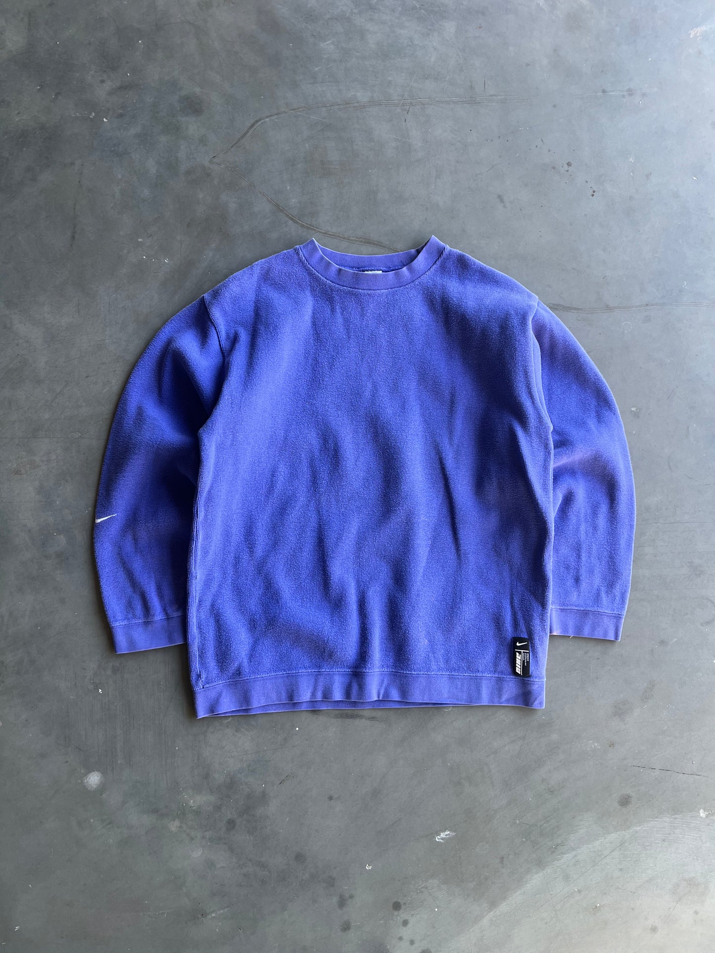 Vintage Purple Nike Swoosh Crew - L