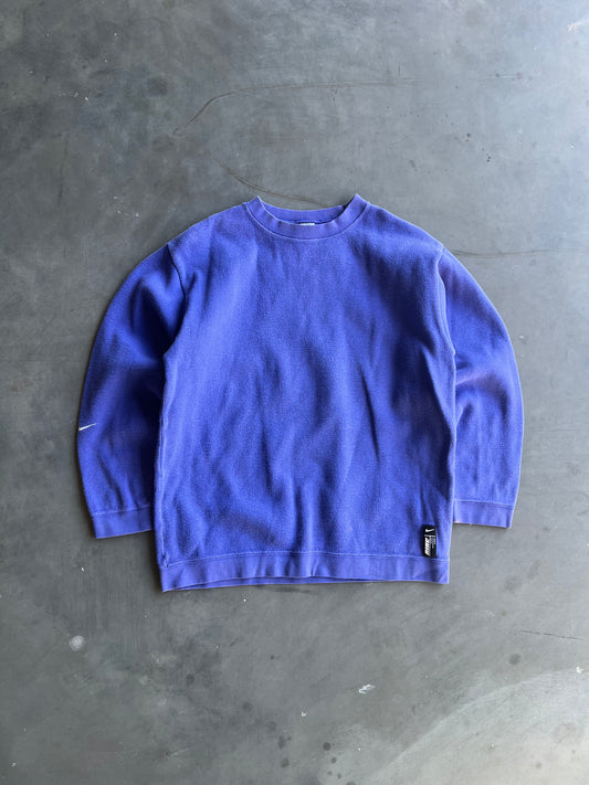 Vintage Purple Nike Swoosh Crew - L