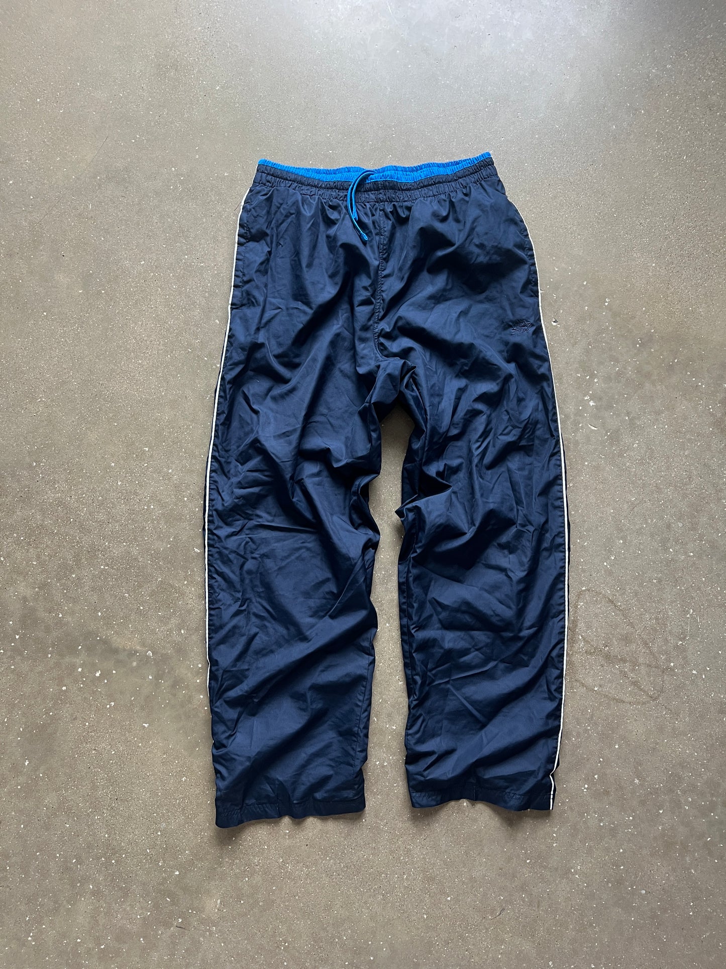 Vintage Navy Blue Starter Track Pants - M