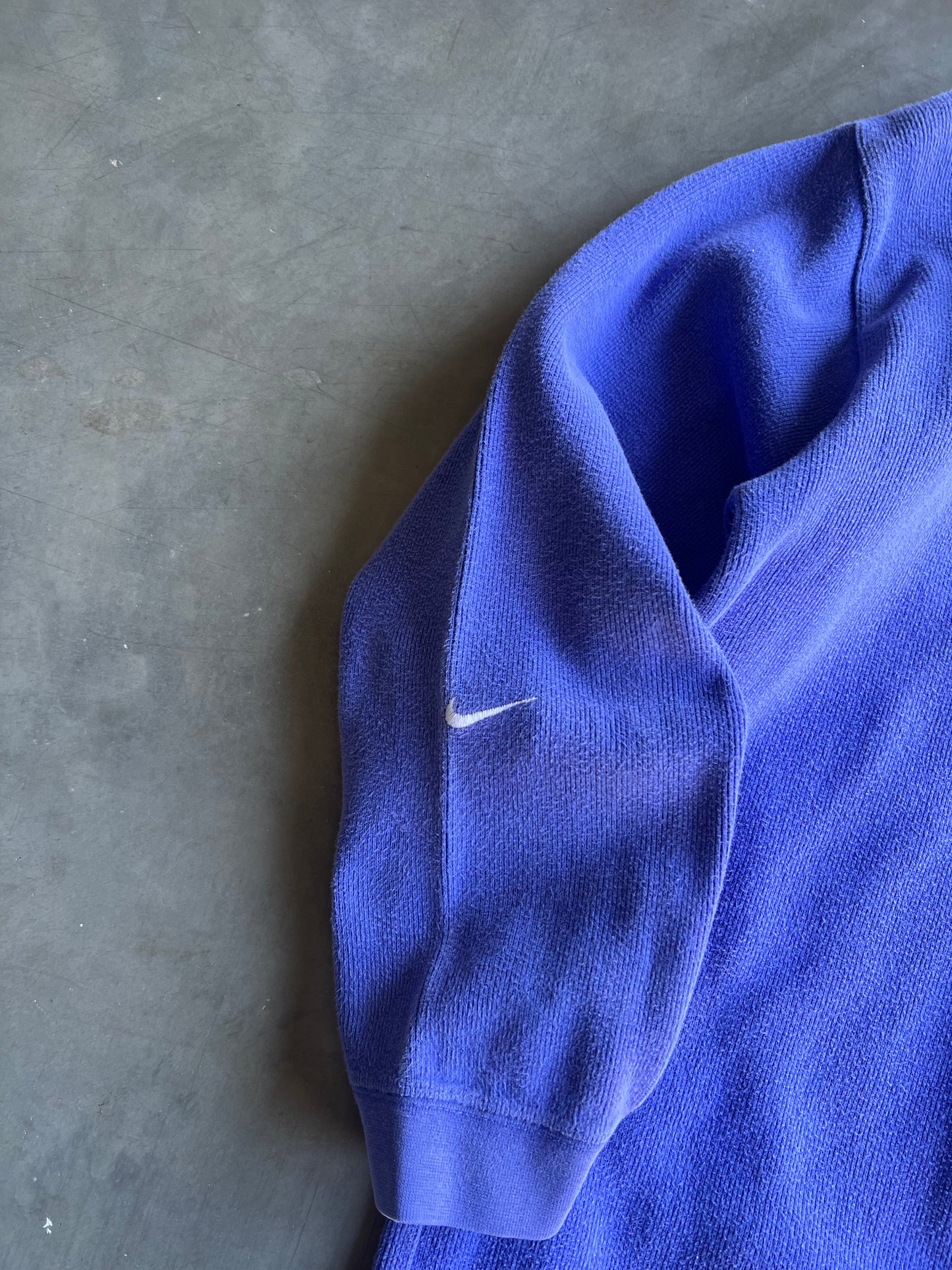 Vintage Purple Nike Swoosh Crew - L