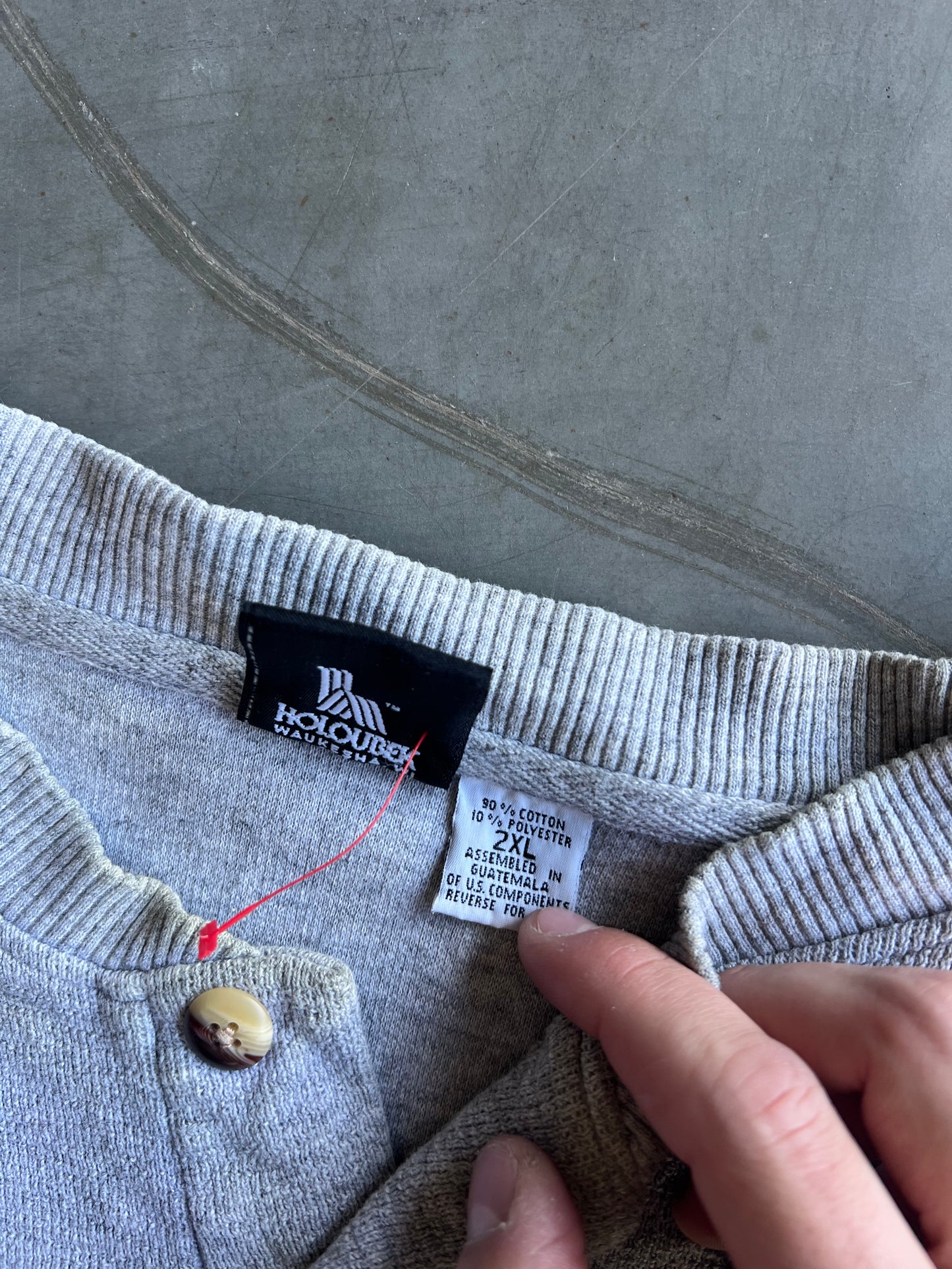 Vintage Grey Harley Davidson Crew - XXL