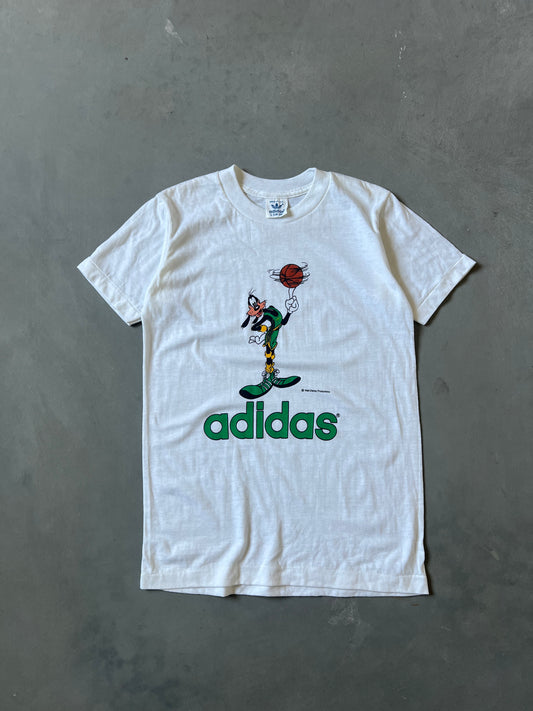 Vintage 80s Adidas Mickey Basketball Shirt - XS