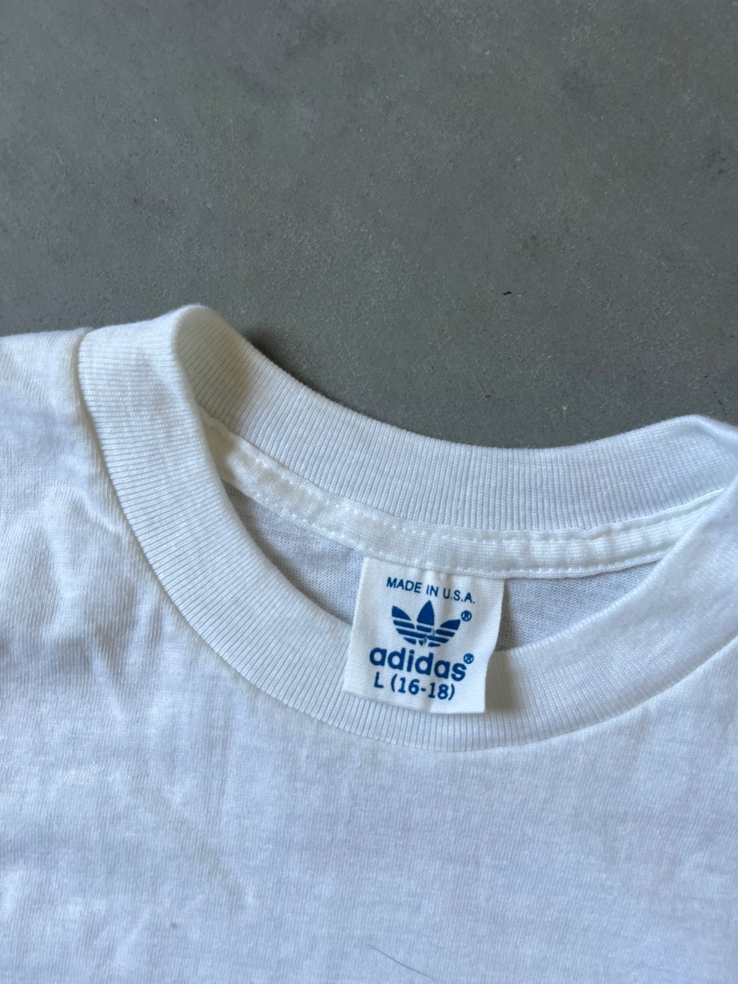 Vintage 80s Adidas Mickey Basketball Shirt - XS