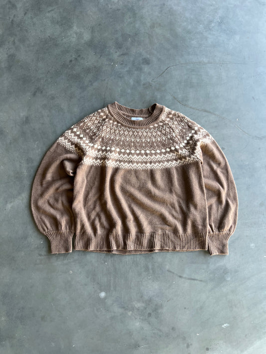 Vintage Brown Evereve Knit Sweater - XL