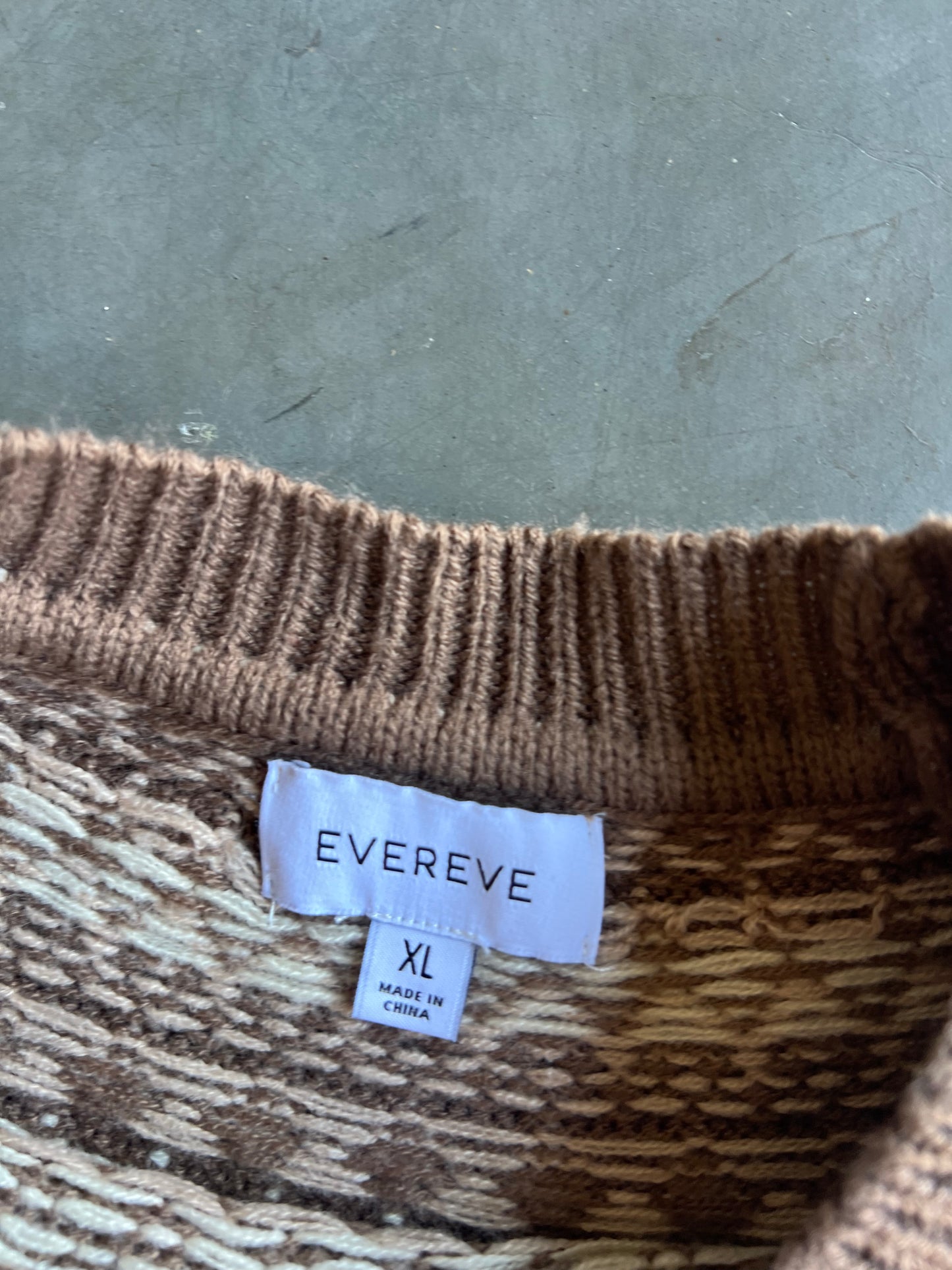 Vintage Brown Evereve Knit Sweater - XL