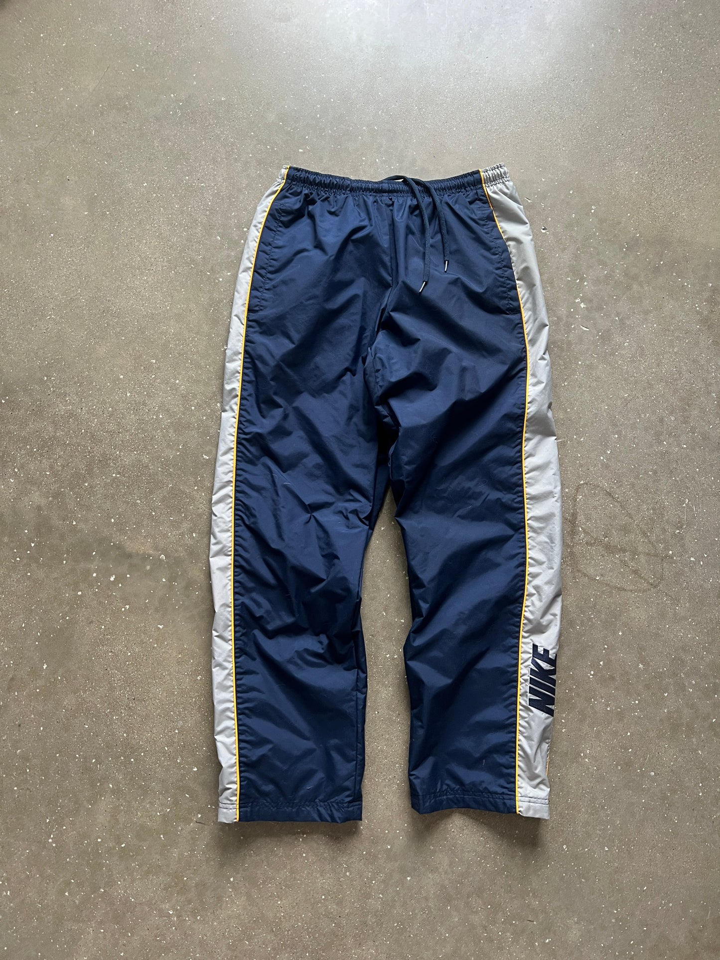 Vintage Navy Blue Nike Track Pants - M