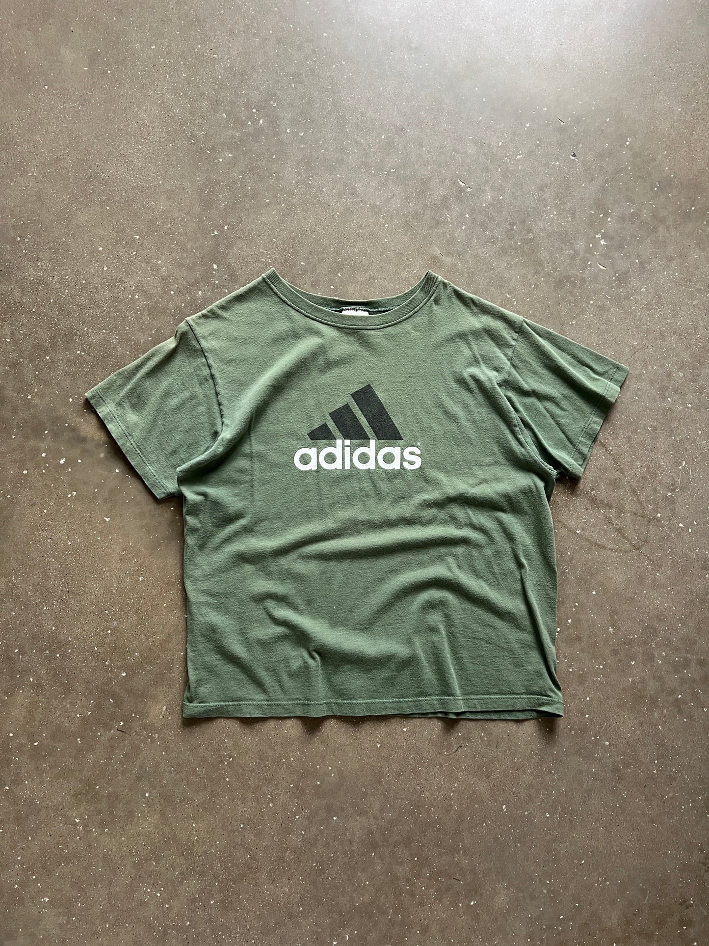 Vintage Emerald Green Adidas Shirt - M