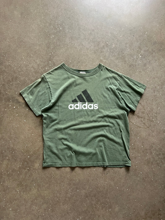 Vintage Emerald Green Adidas Shirt - M