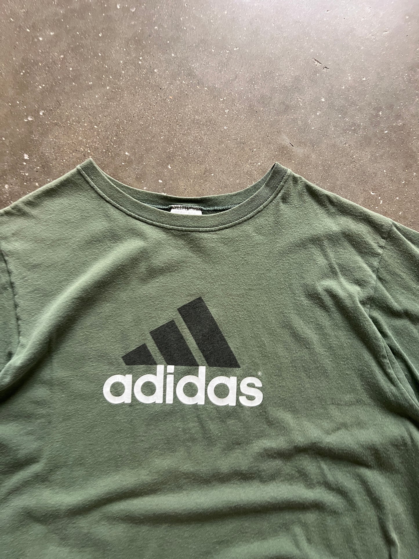 Vintage Emerald Green Adidas Shirt - M