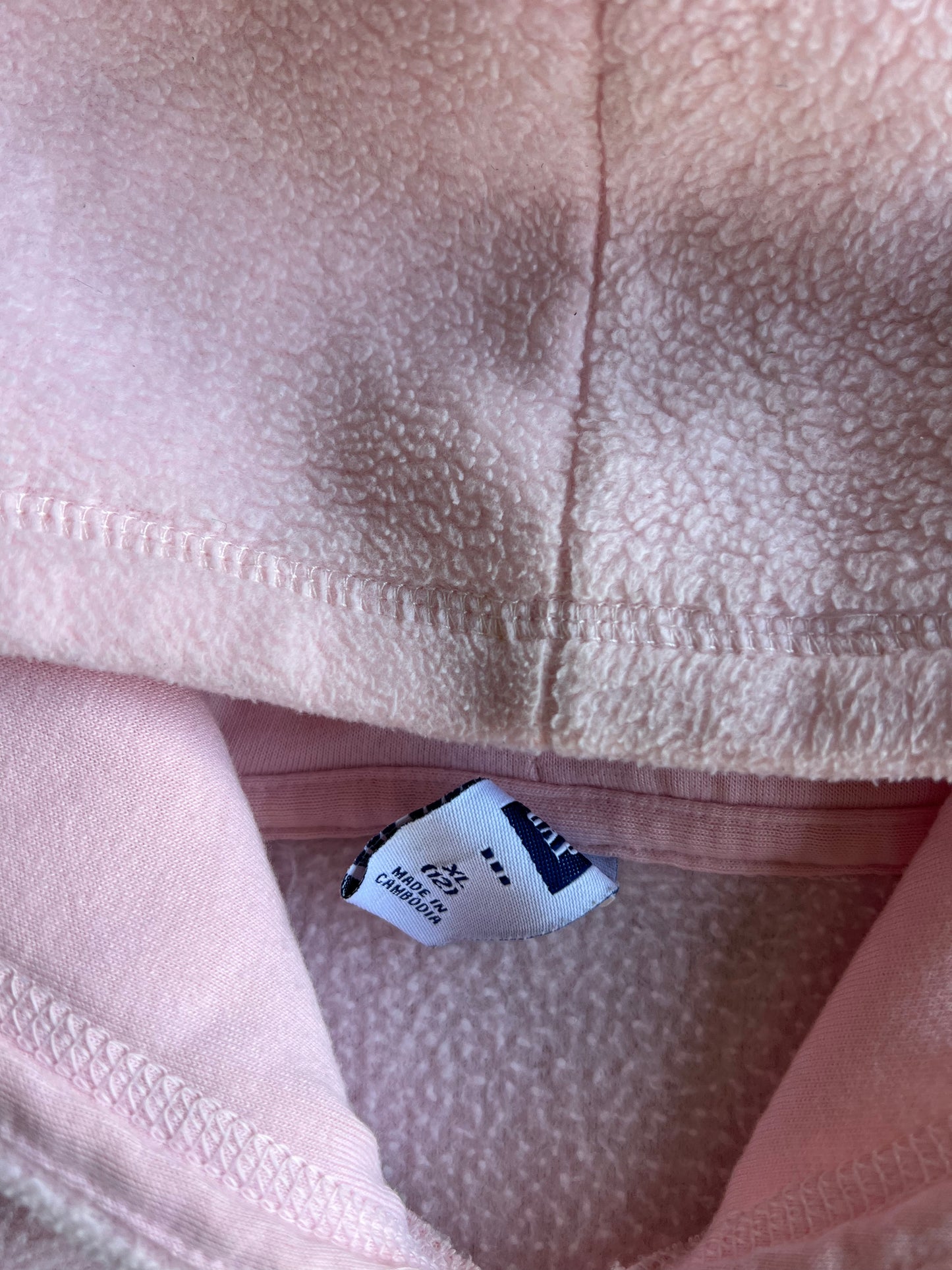 Vintage Pink Gap Fleece Hoodie - XXS