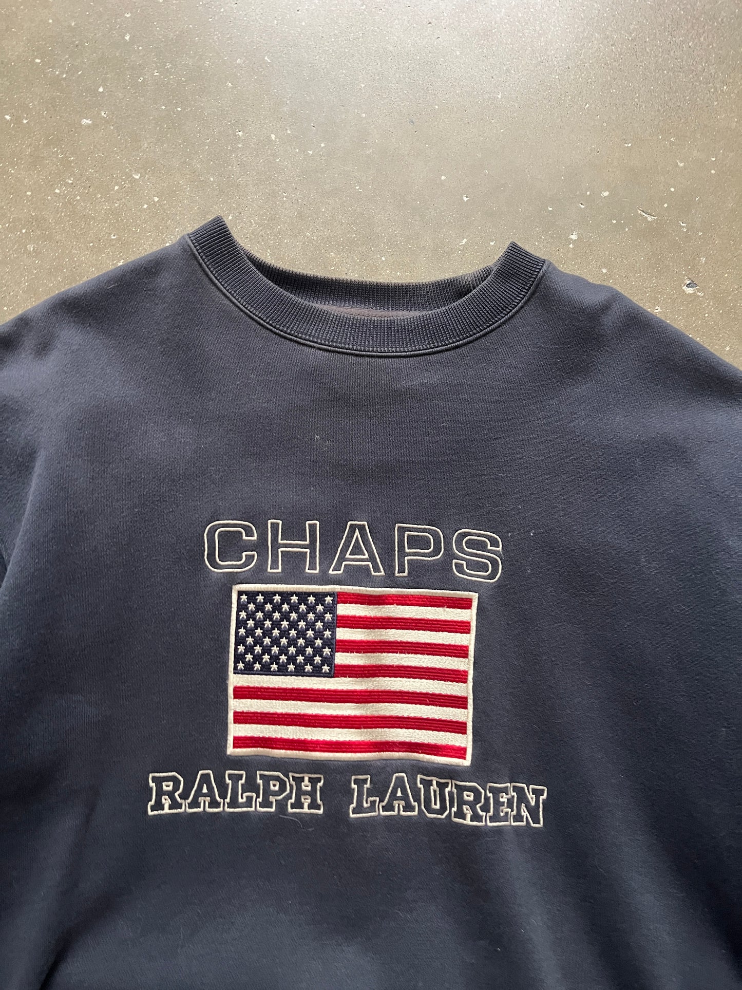 Vintage Navy Blue Chaps Ralph Lauren Crew - M