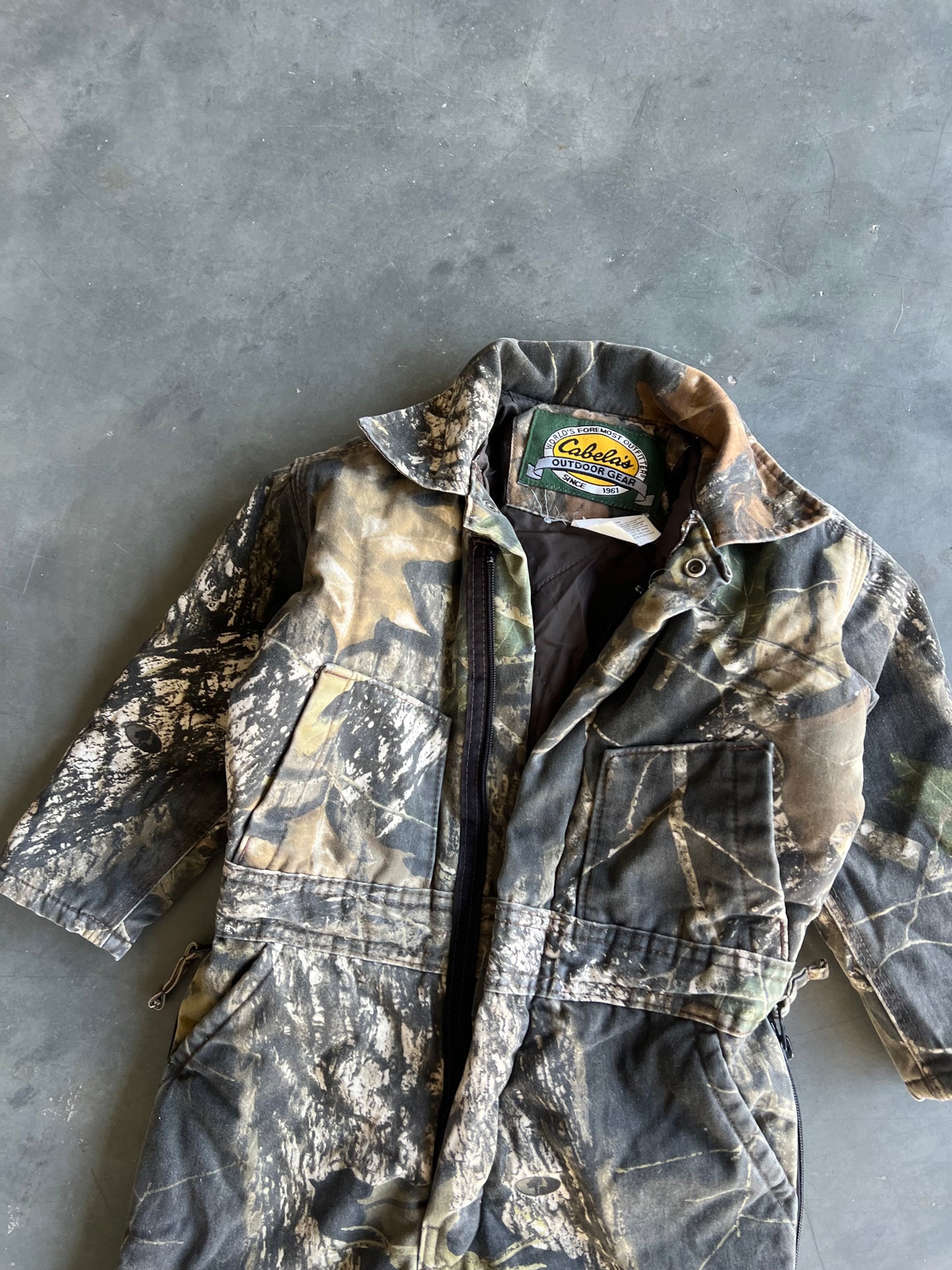 Vintage RealTree Cabelas Camo Jumpsuit - XS