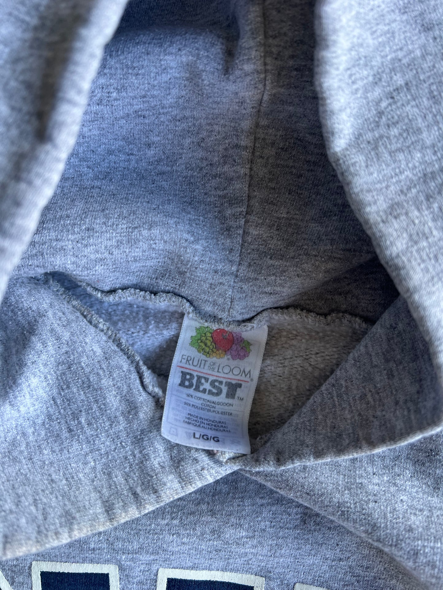 Vintage Heather Grey NYC Hoodie - L