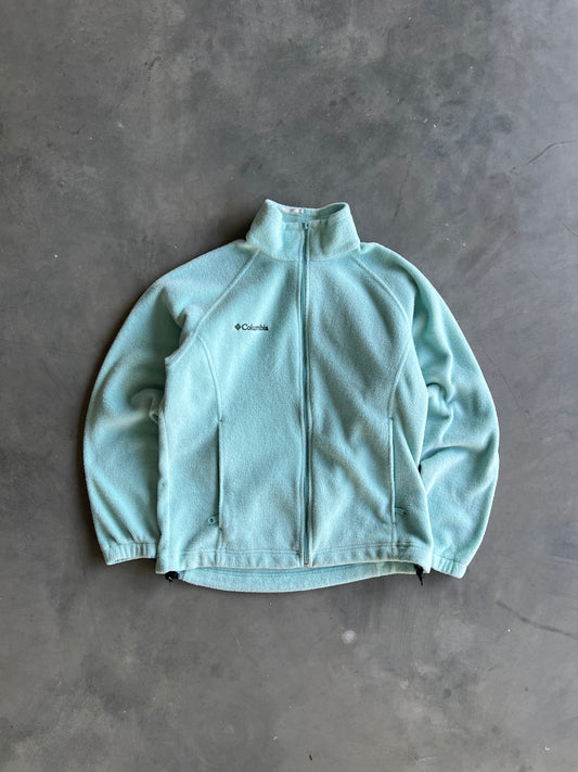 Vintage Sky Blue Columbia Zip Fleece - M