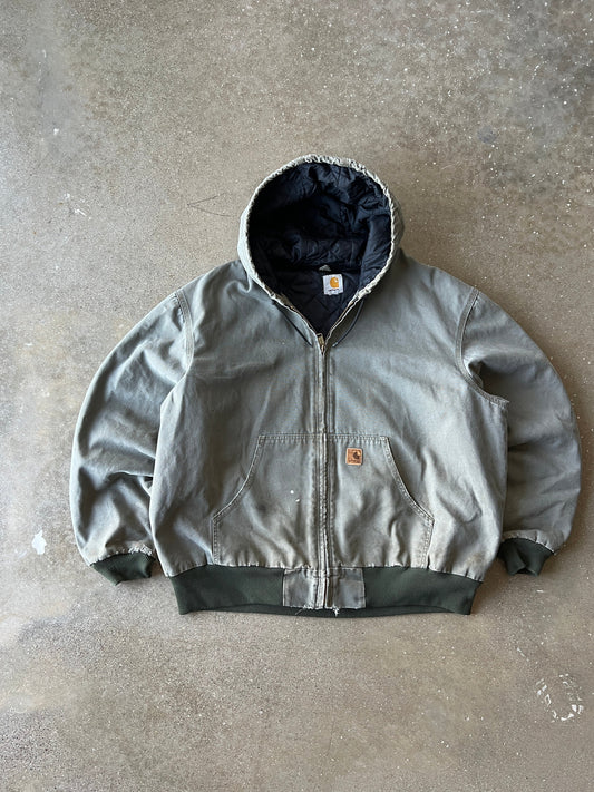 Vintage Green Carhartt Jacket - XXL