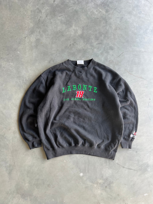 Vintage Black Joe Gibbs Racing Crew - XL