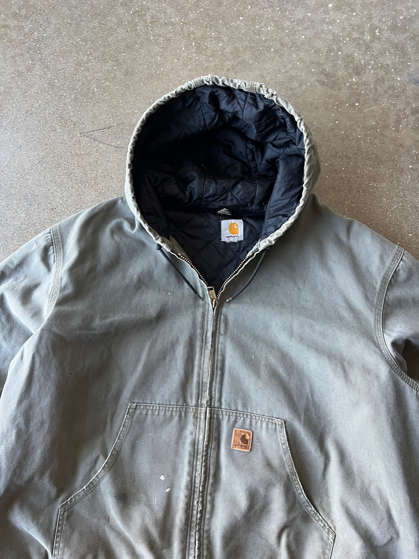 Vintage Green Carhartt Jacket - XXL