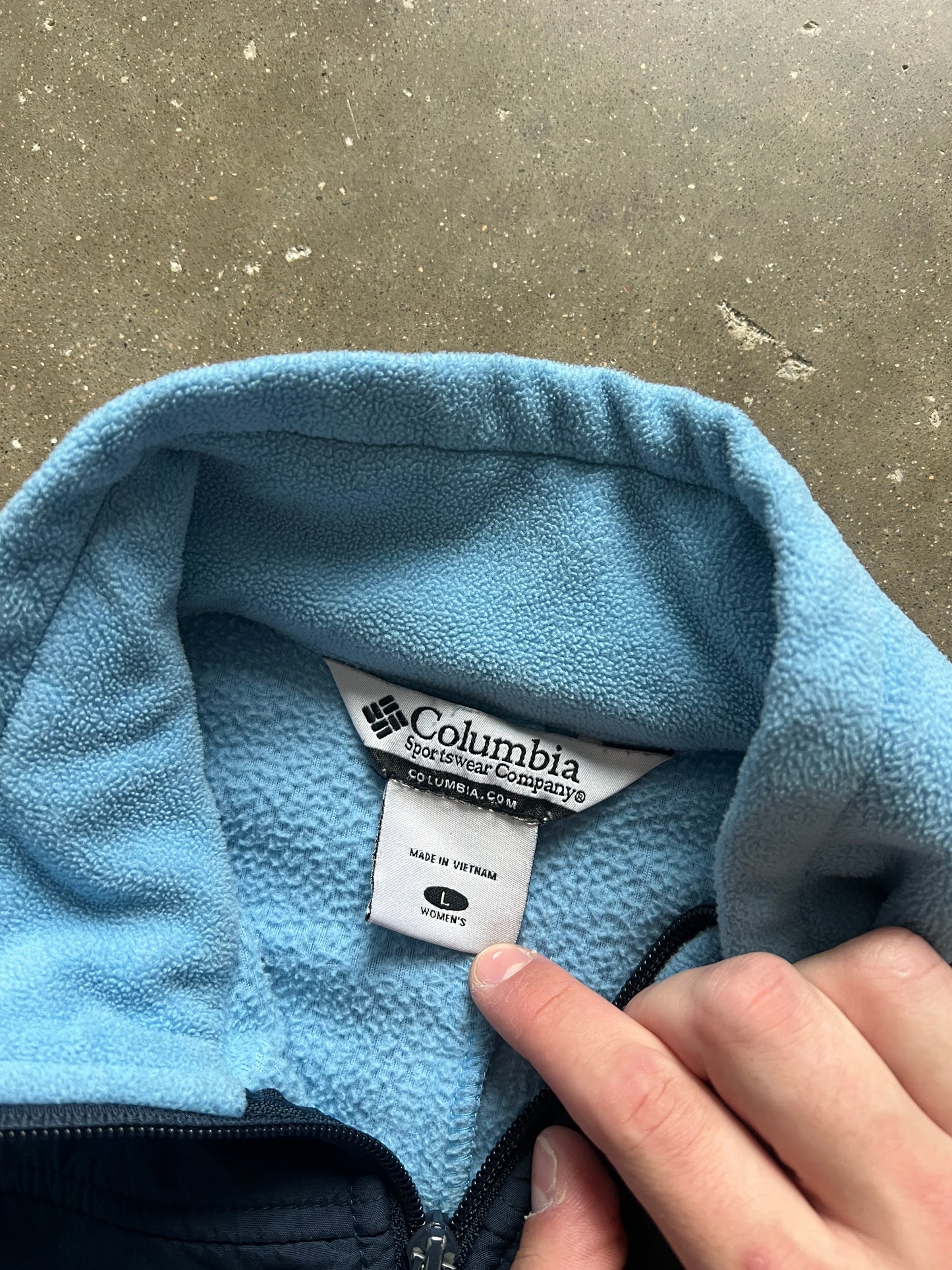 Vintage Sky Blue North Carolina Jacket - L