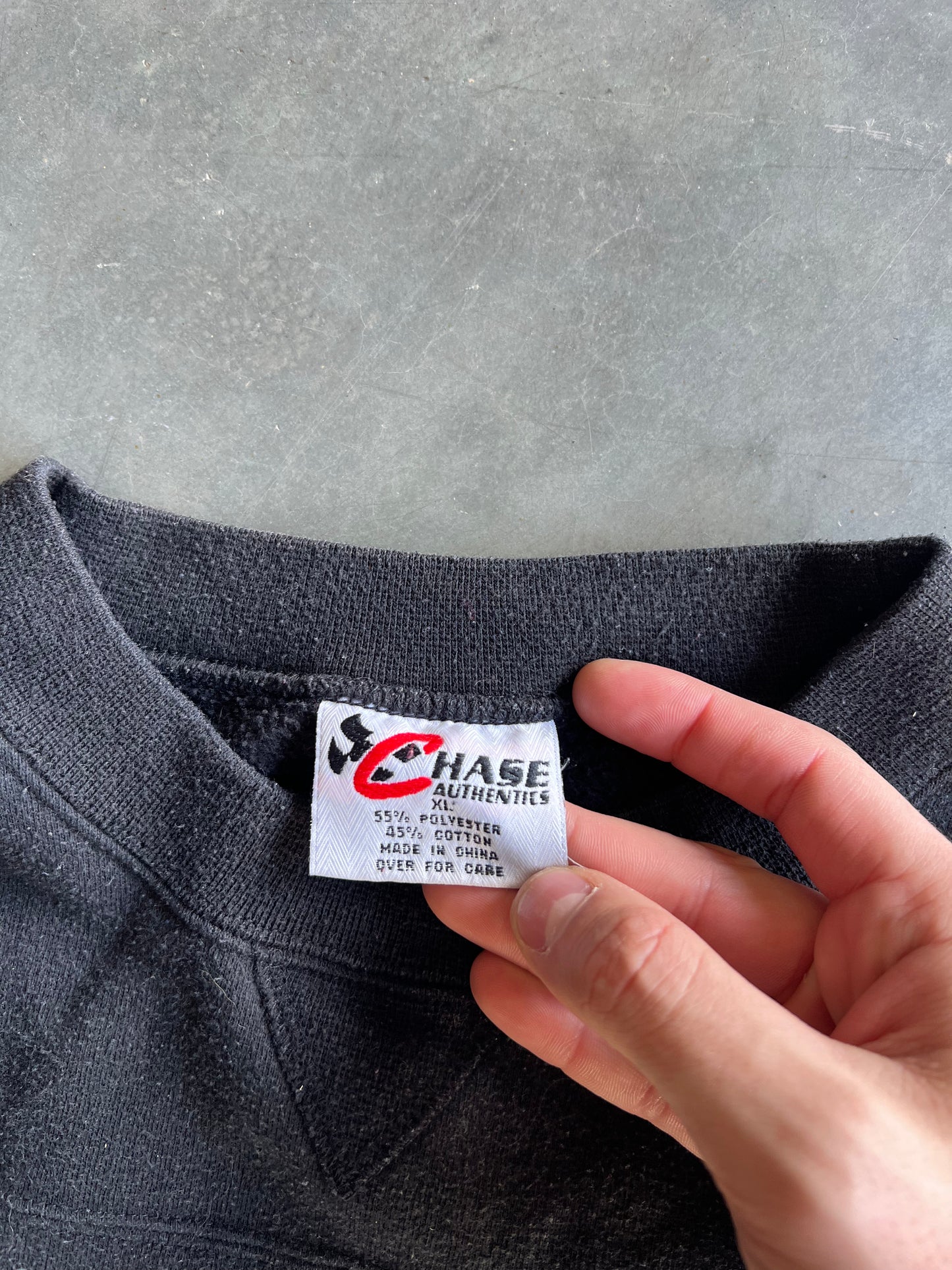 Vintage Black Joe Gibbs Racing Crew - XL