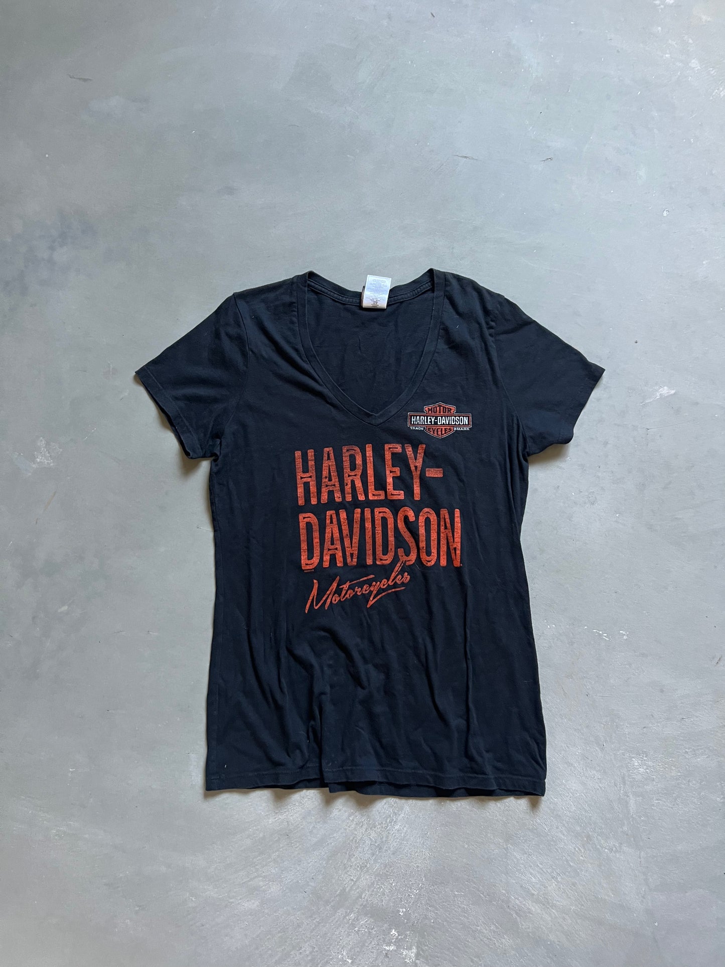 Vintage Black Harley Davison Shirt - XL