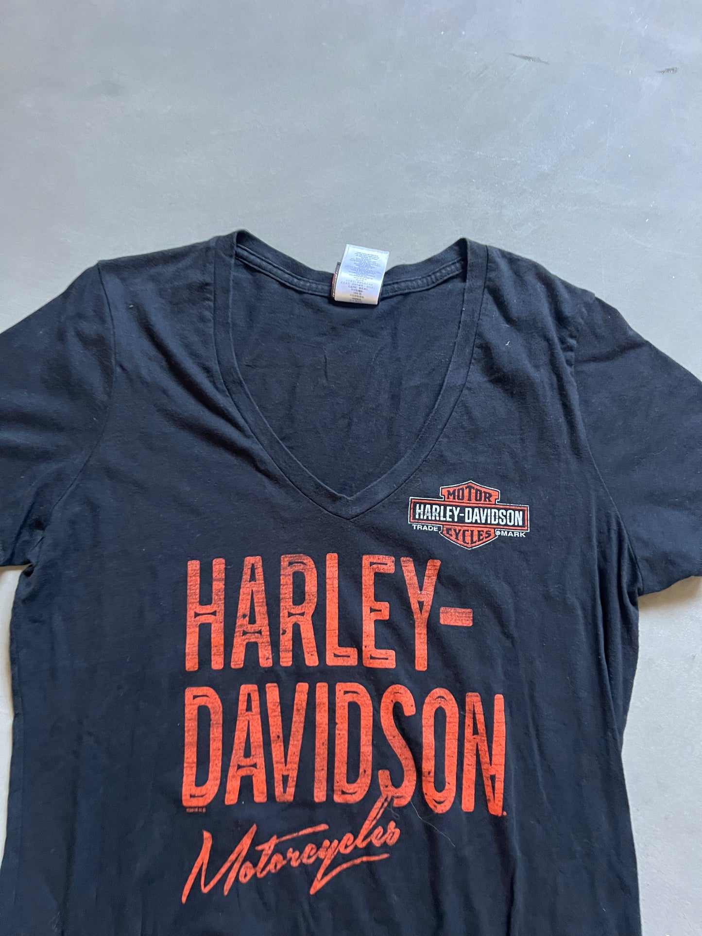 Vintage Black Harley Davison Shirt - XL