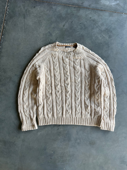 Vintage Cream St. Johns Bay Sweater - XL