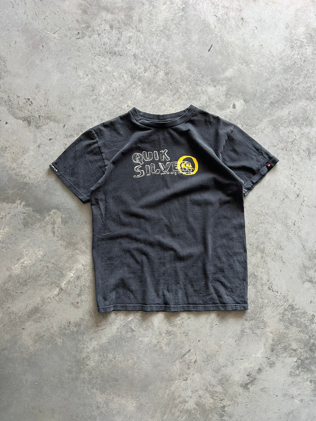 Vintage Faded Black Quicksilver Shirt - M