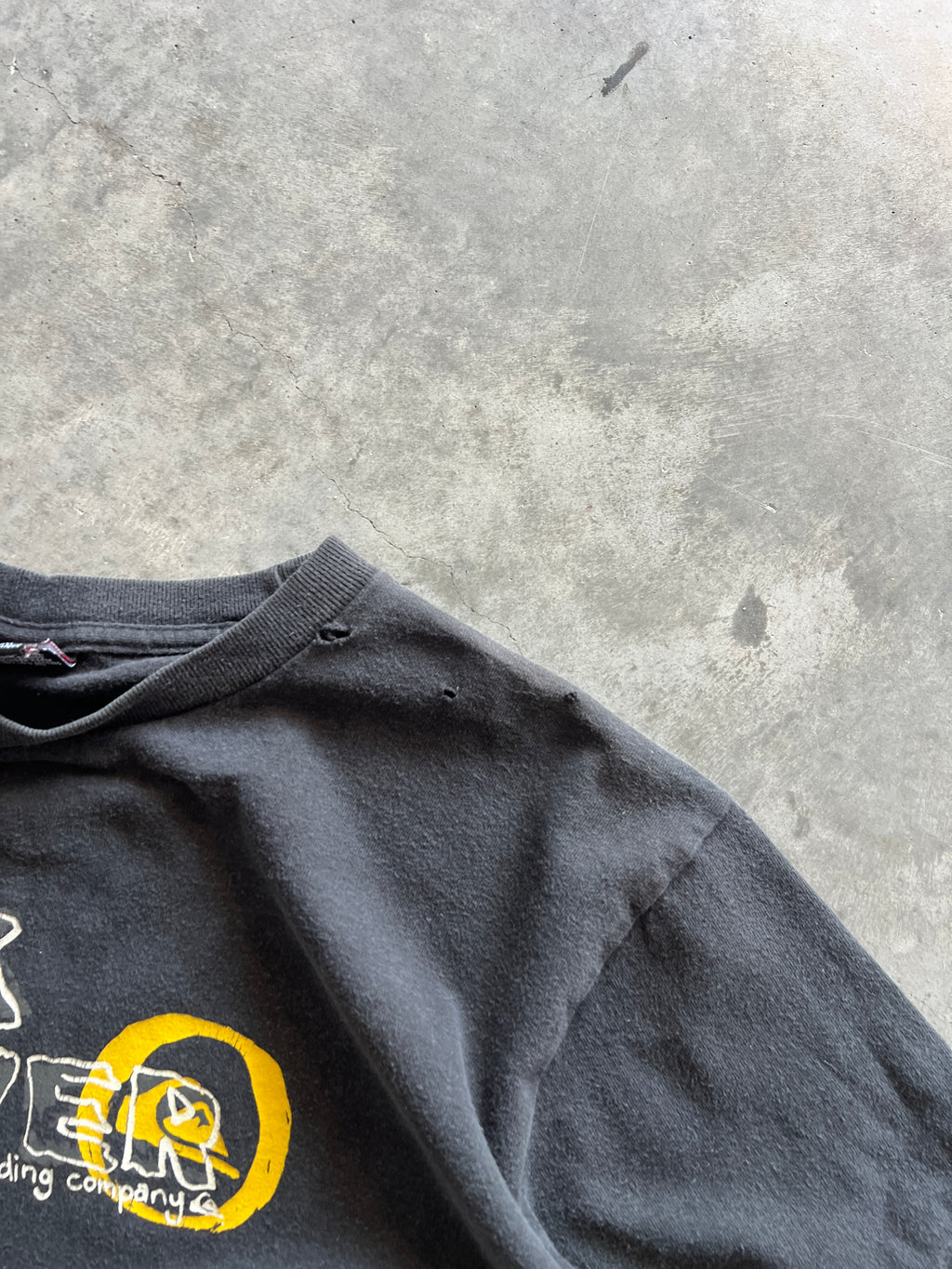 Vintage Faded Black Quicksilver Shirt - M