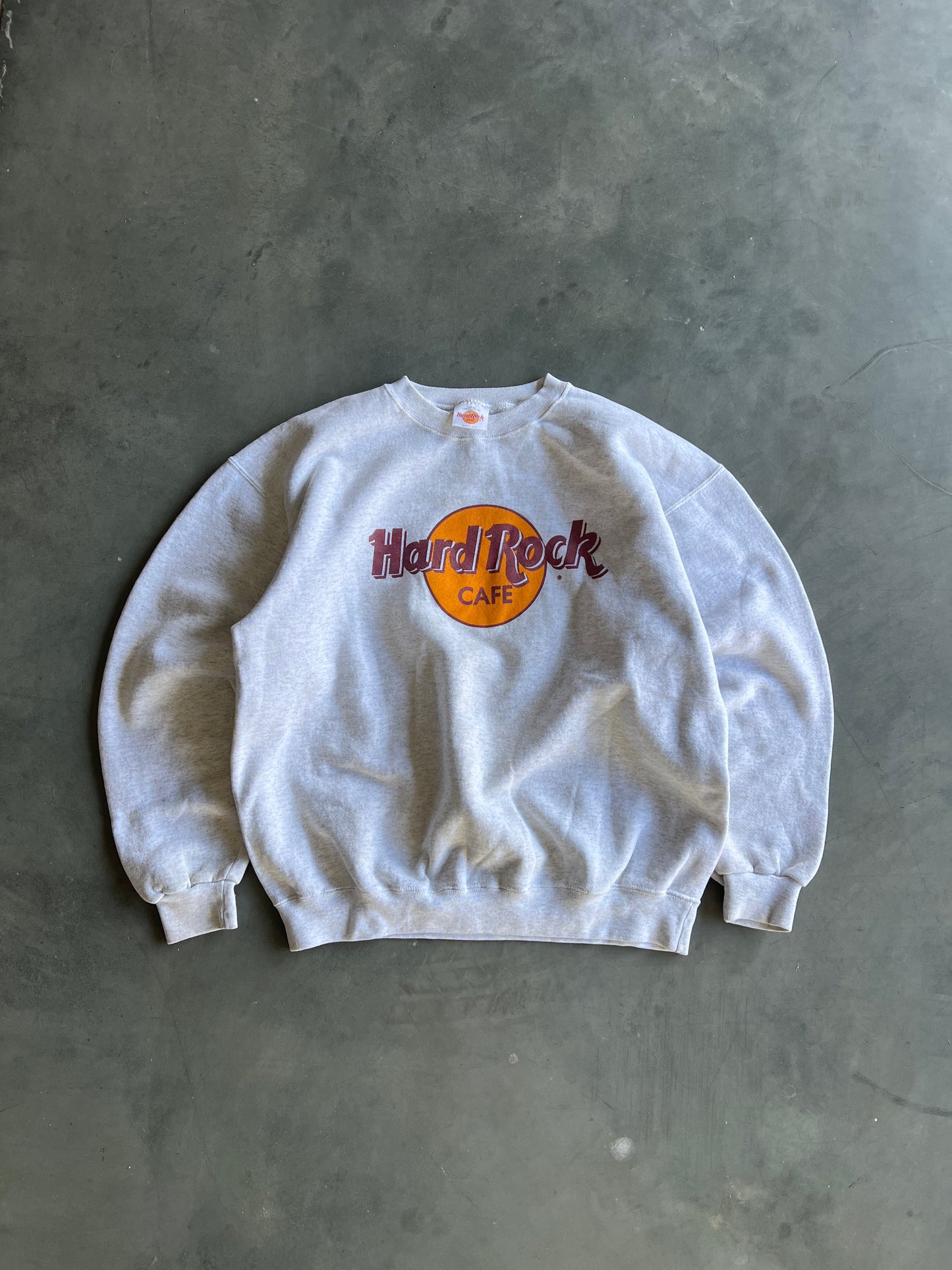 Vintage White Hard Rock Cafe Crew - L