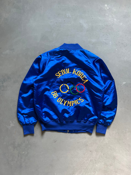 Vintage 1980s Seoul Korea Olympics Jacket - M