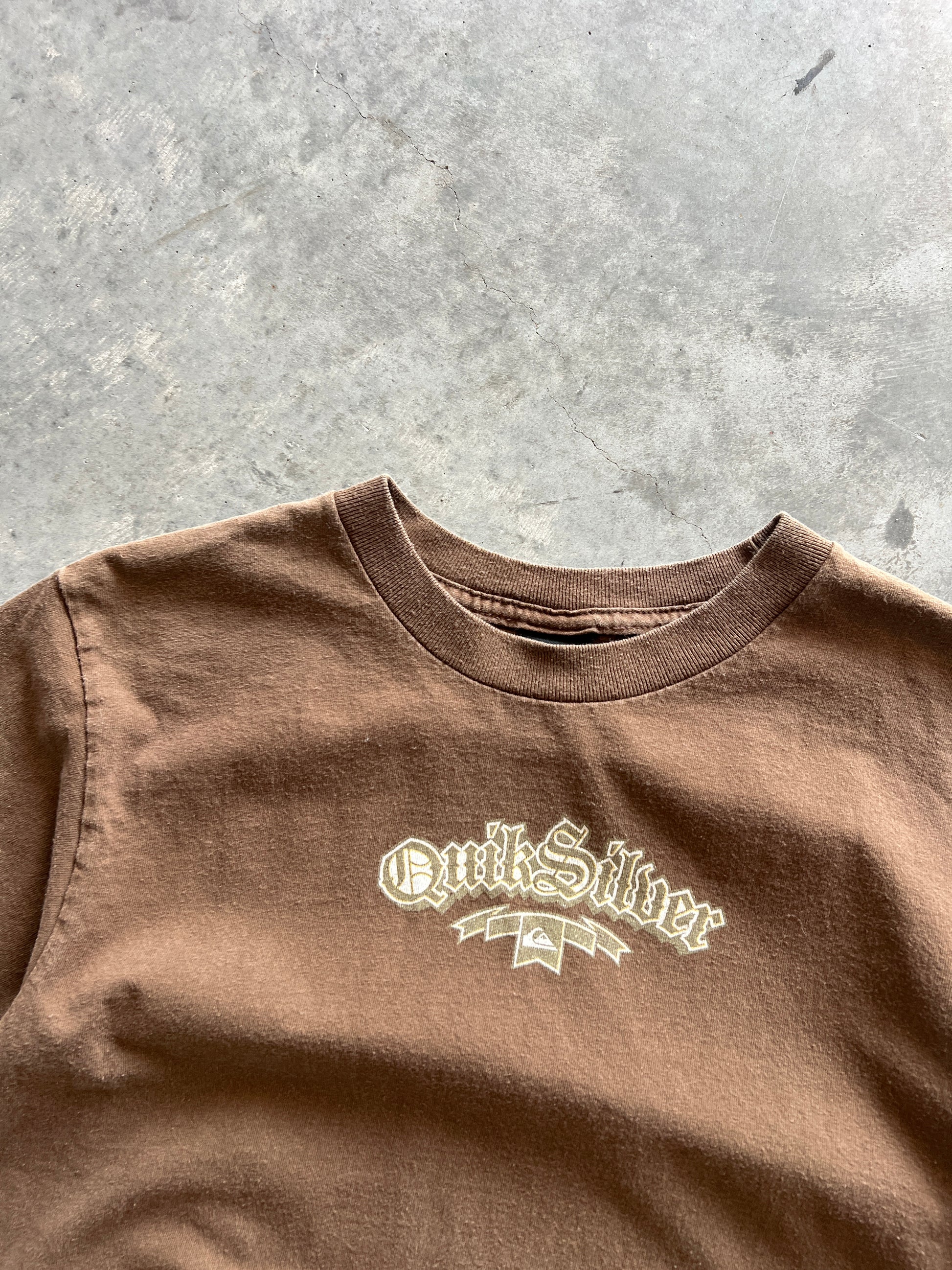 Vintage Mocha Brown Quicksilver Shirt - XS