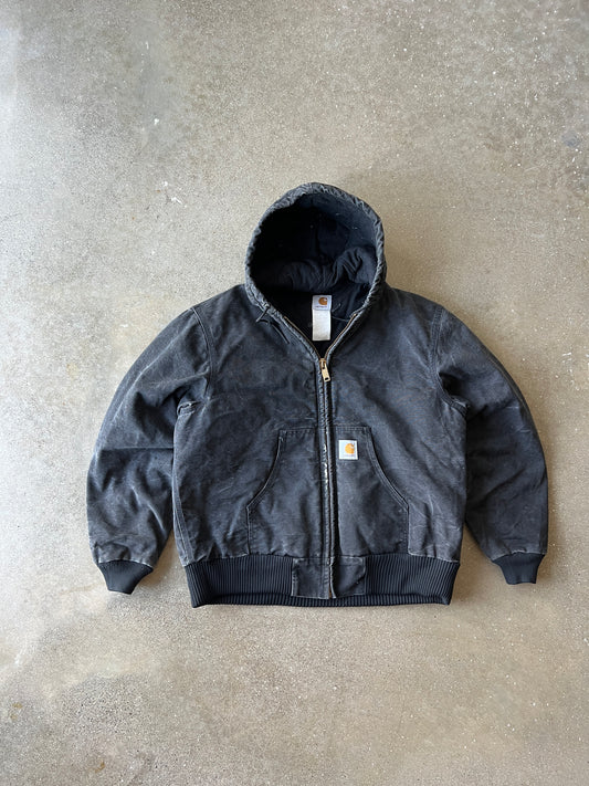 Vintage Faded Black Carhartt Jacket - M
