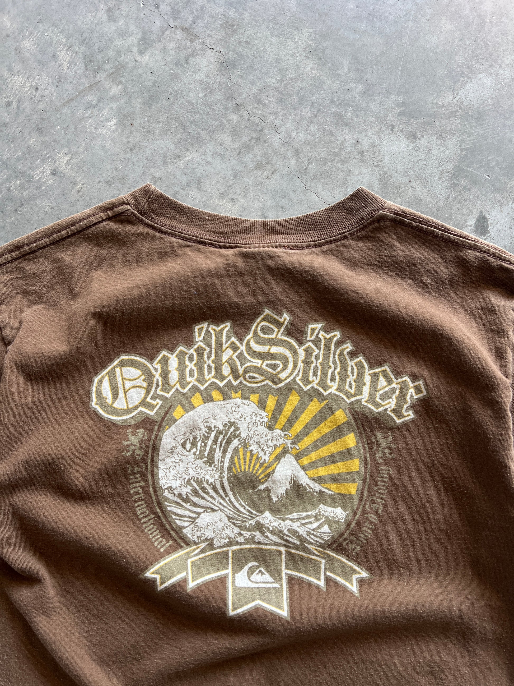 Vintage Mocha Brown Quicksilver Shirt - XS