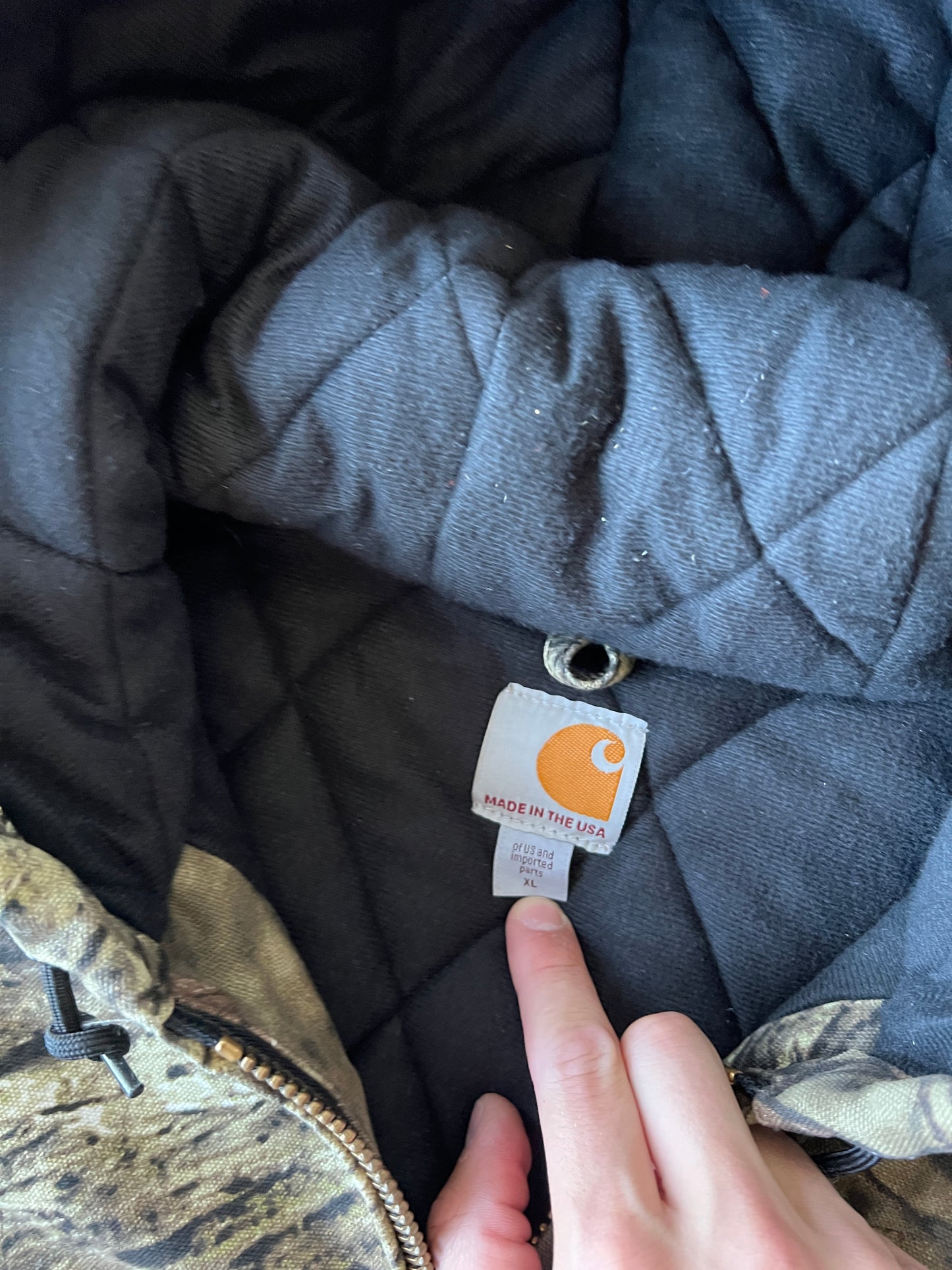 Vintage RealTree Camo Carhartt Jacket - XL