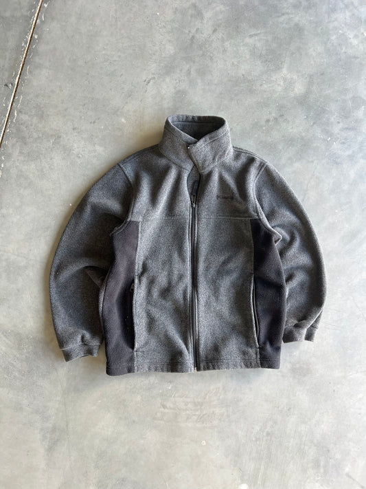 Vintage Grey Columbia Zip Fleece - XS