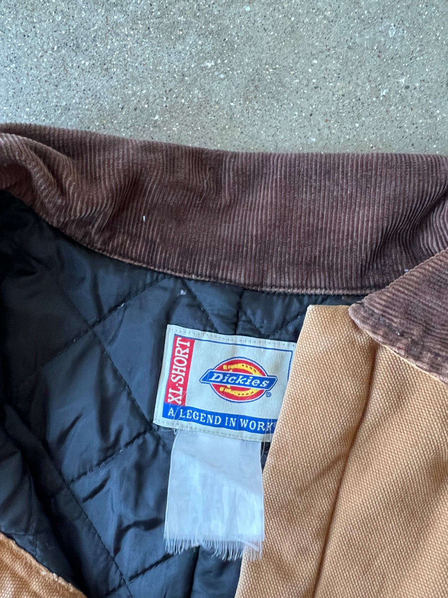 Vintage Carmel Tan Cropped Dickies Jacket - XL