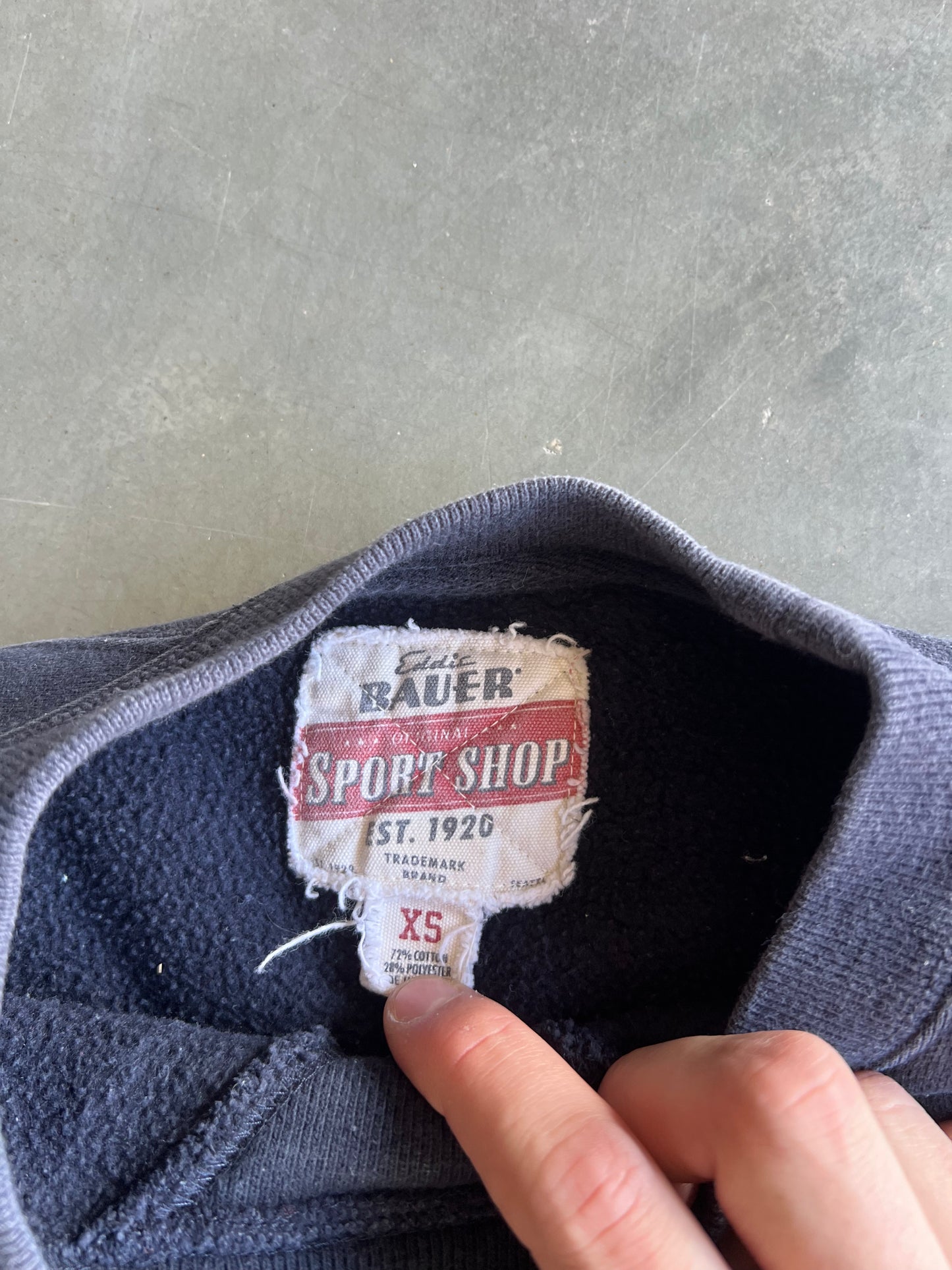 Vintage Navy Blue Eddie Baure Crew - S